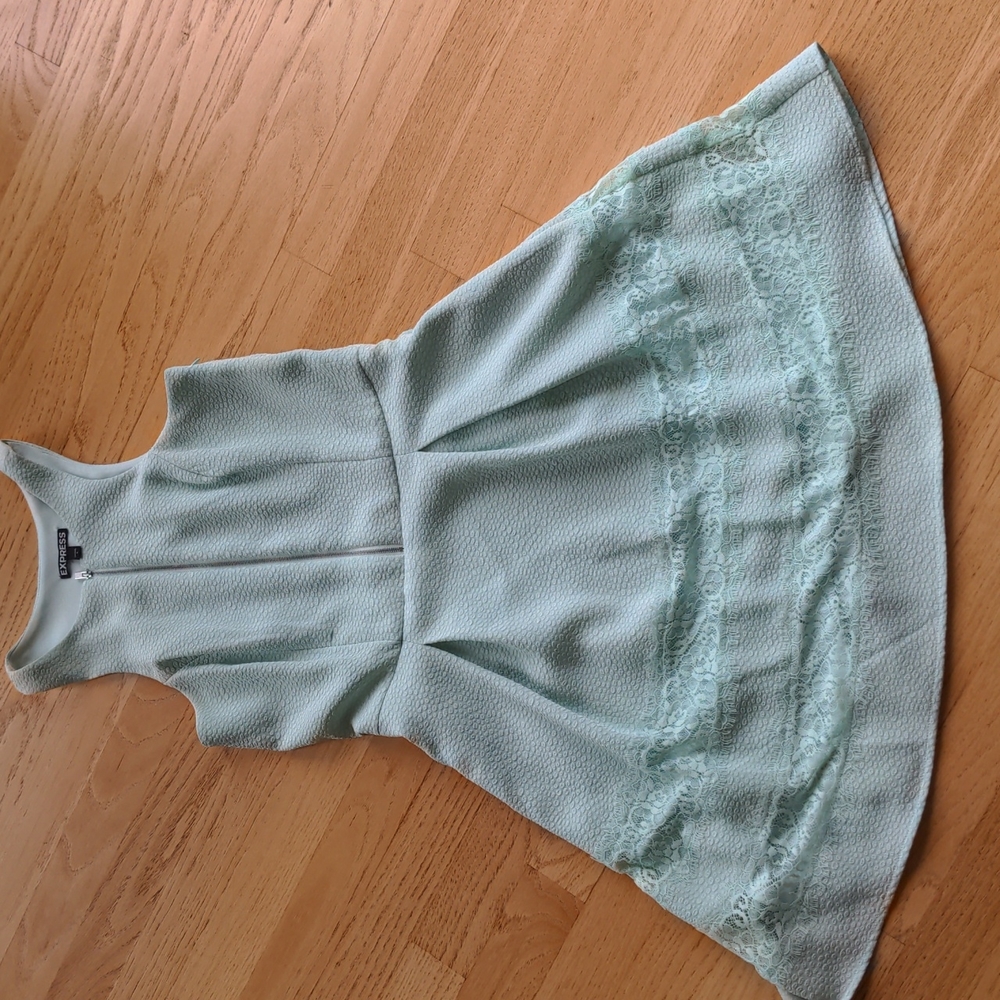 Express Teal Dress